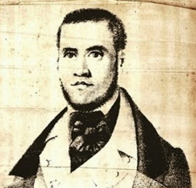 Retrato de Teixeira e Sousa, escritor e precursor do Romantismo brasileiro