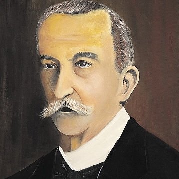 Retrato de Rocha Pombo, historiador, jornalista e romancista paranaense