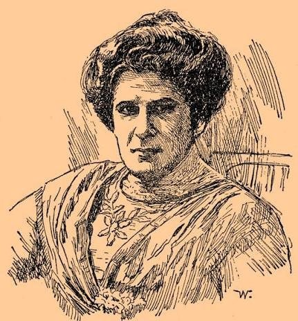 Retrato de Júlia Lopes de Almeida, escritora, jornalista e abolicionista brasileira