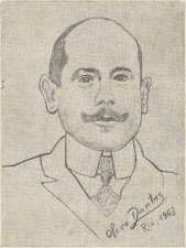 Retrato de Virgílio Várzea, escritor catarinense, o Loti brasileiro
