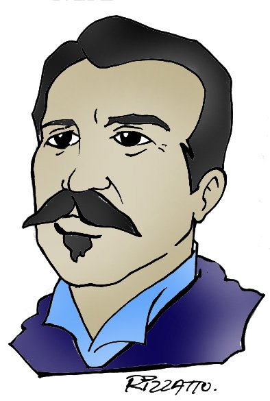 Retrato de Euclides da Cunha, engenheiro, jornalista e escritor brasileiro