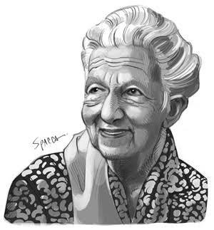 Retrato de Cora Coralina, a Poetisa dos Becos de Goiás
