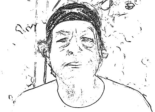 Retrato de Ailton Krenak, filósofo, ambientalista e escritor indígena